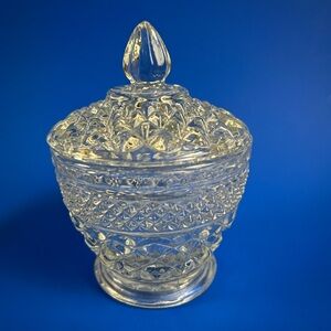 Vintage Crystal Sugar & Creamer Set